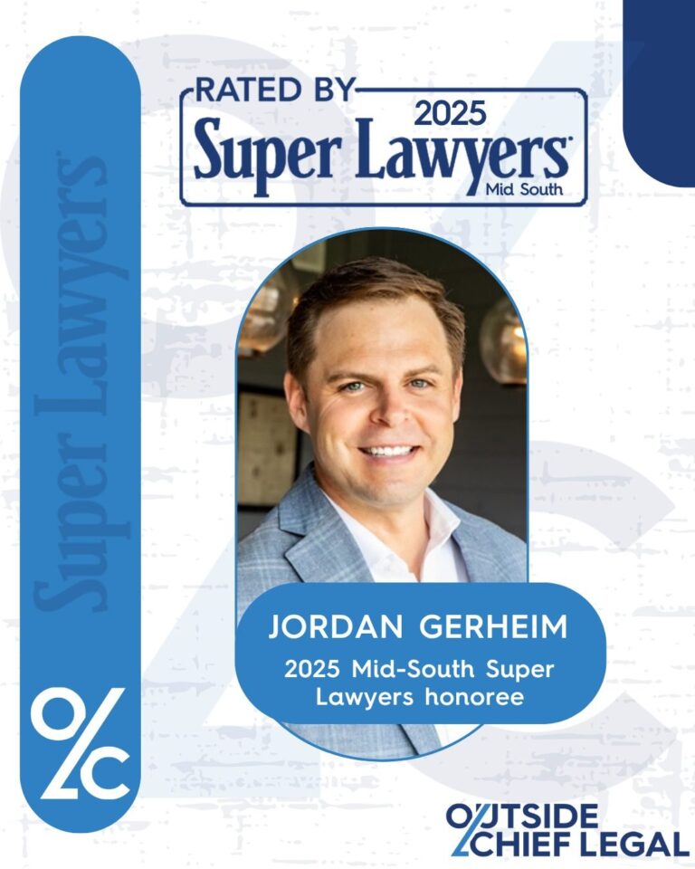 Outside Chief Legal Attorney Named to 2025 Mid-South Super Lawyers® List