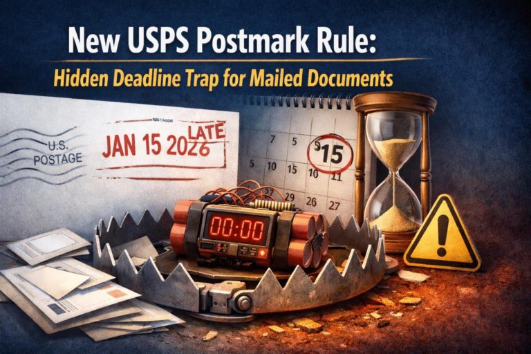 New USPS Postmark Rule: Hidden Deadline Trap for Mailed Documents