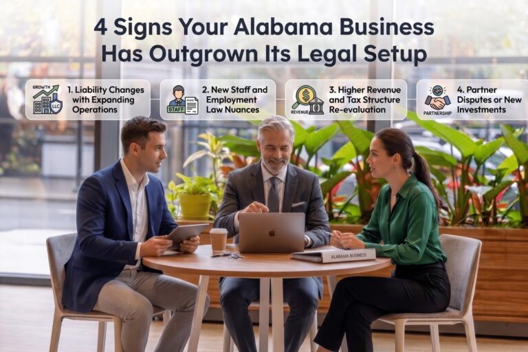 4 Signs Your Alabama Business Has Outgrown Its Legal Setup