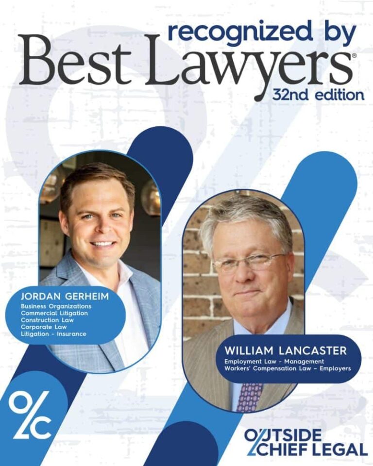 Outside Chief Legal Attorneys Named to 2025 Best Lawyers® List