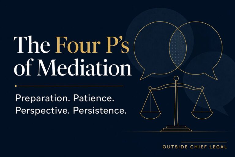 The Four P’s of Mediation: How to Make the Process Count